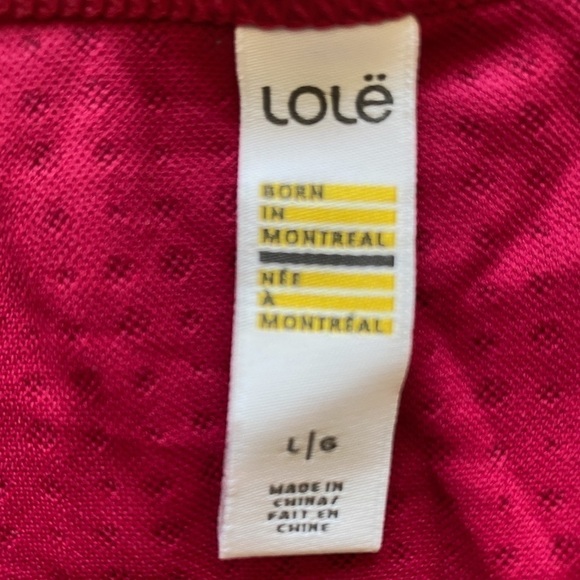 Lolë Kuma Top Side Slits Mesh Reflective Running Outdoor Long Sleeve Size Large - Picture 7 of 12